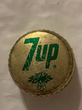 Vintage 7up Soda Bottle Cap With South Carolina Tax Stamp Palmetto Tree “uncola”