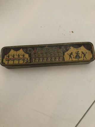 Vintage Opera Harmonica With Case Made In West Germany