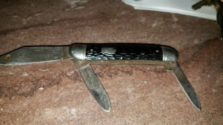 Vintage Imperial Prov.  Usa Pocket Knife 3 Blade Boy Scout Utiliy