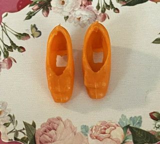 Vintage Topper Dawn And Friends Doll Orange Pumps Heels Shoes