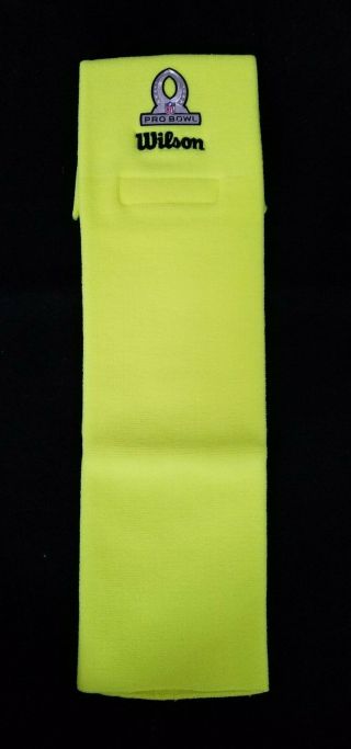 Baltimore Ravens Nfl Locker Room Player Issued Yellow Pro - Bowl Towel
