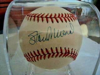 Stan Musial Auto Signed Baseball Hof Cardinals Deceased 2013