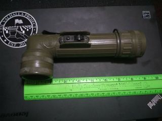 Vintage Non - Fulton Mx - 991/u Military Flashlight / Lenses & Spare Bulb