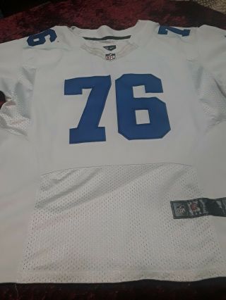 2015 Dallas Cowboys Greg Hardy 76 Game Issued White Jersey.  Pre Owned
