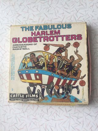Vintage The Fabulous Harlem Globetrotters 8mm Film Castle Films 3053