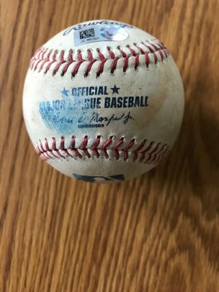 Albert Pujols Game Baseball Mlb Authenticated 8/6/17