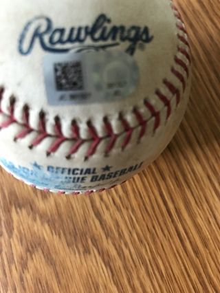 Albert Pujols Game Baseball MLB Authenticated 8/6/17 2