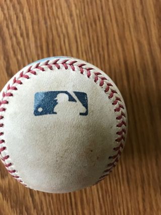 Albert Pujols Game Baseball MLB Authenticated 8/6/17 3