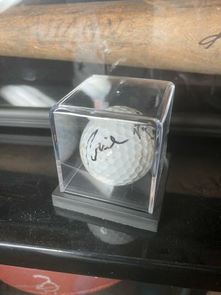 Phil Mickelson Autographed Match Golf Ball.