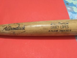 DAVEY LOPES GAME BAT/DODGERS 4X ALL - STAR,  2x WS CHAMPION,  557 STOLEN BASES 2
