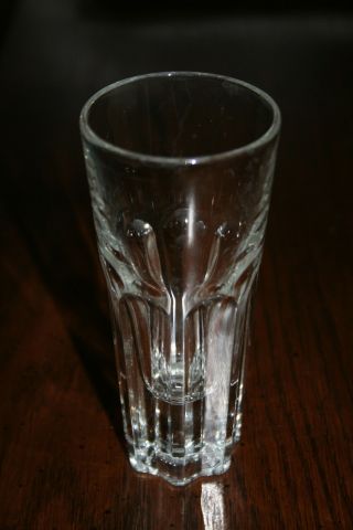 Vintage Shot Glass - - 5 1/4 " Tall Clear - Made In Italy 10