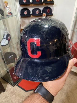 Cleveland Indians Brent Lillibridge Team Issued Batting Helmet