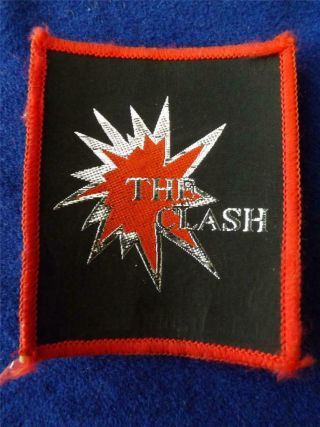 The Clash Vintage Logo Patch Rock 