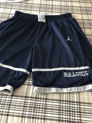 Yale Bulldogs Game Worn Team Issued Xlt Nike Jordan Basketball Shorts