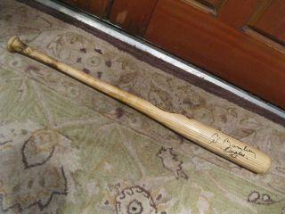 Al Bumbry Game Autographed Baseball Bat Louisville Slugger C243