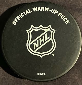 NY Islanders vs St.  Louis Blues Game 2019 Warm Up Puck 2