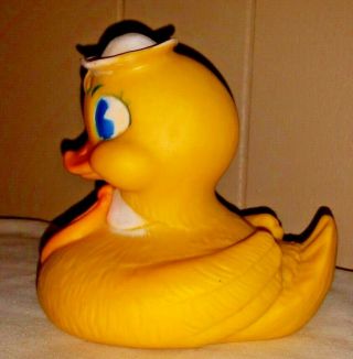 Vintage Rubber Duck Squeak Toy Sanitoy Sailor Duckie Squeaker Does Not Work