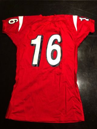 Game Worn Cornell Big Red Football Jersey Russell 16 Size XL 3