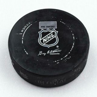 2010 - 11 Dominic Moore Tampa Bay Lightning Game - Goal - Scored Puck - 47th Goal 2