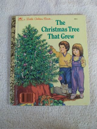 A Little Golden Book - The Christmas Tree That Grew - Vintage,  Kid 