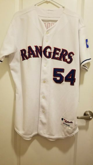 2006 Game Issued Majestic Texas Rangers Ramirez Jersey Size 46 Set 1
