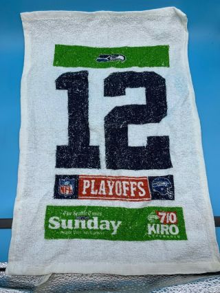 2005 Seattle Seahawks Nfc Divisional Playoff Game Rally Towel Sga Game 12s