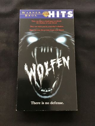 Warner Vhs Wolfen 1981 Vtg Horror Movie Werewolf Finney Wadleigh Monster Vintage