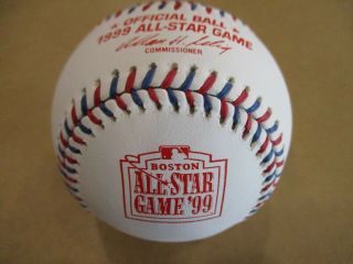 1999 All - Star Game Boston Red Sox Official Rawlings Baseball - B