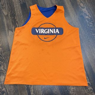 Nike Virginia Cavaliers Practice Issue Basketball Team Player Worn Jersey Xl