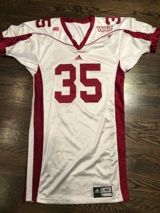 Game Worn Mexico State Aggies Football Jersey Adidas 35 Size 44