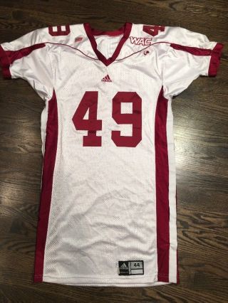 Game Worn Mexico State Aggies Football Jersey Adidas 49 Size 44