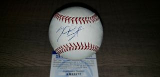 Kris Bryant Chicago Cubs Game Autograph Baseball Psa Authenticated Mlb