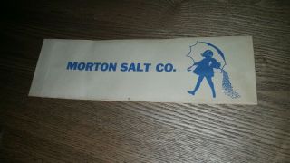 Rare Vintage Morton Salt Co.  Girl Advertising Paper Hat Lin - N - Look " Classy Cap "