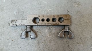 Vintage Imperial No.  95 - F Flaring Tool Part 1/4 " 5/16 " 3/8 " 1/2 " & 5/8 "