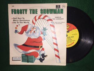 Vintage 78 Rpm “frosty The Snowman” Sung By Dick Edwards And Peter Pan Chorus