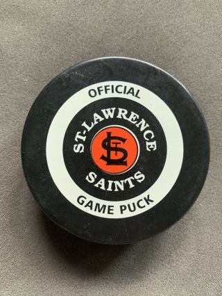 St.  Lawrence University Official Ecac Game Puck Ncaa
