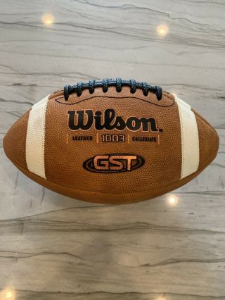 Wilson Gst Leather Collegiate Game Ball 1003