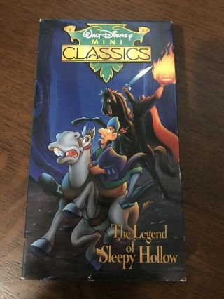 The Legend Of Sleepy Hollow Disney Mini Classics) Vhs Rare Vintage Halloween