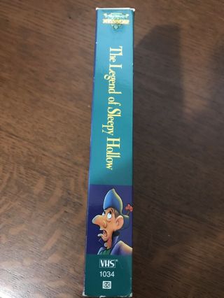 The Legend of Sleepy Hollow Disney Mini Classics) VHS RARE VINTAGE Halloween 3