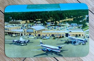 Vintage Miami’s International Airport On N.  W.  36th St.  Postcard Pc - 90 C - 1940 