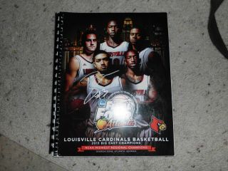 Louisville Cardinals Basketball Peyton Siva Signed 2013 Ncaa Media Guide