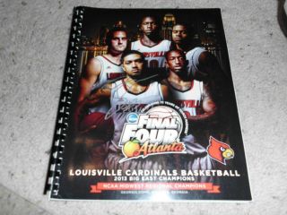 Louisville Cardinals Basketball Peyton Siva Signed 2013 NCAA Media Guide 2