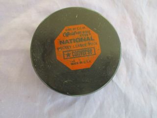 Vintage Offical Art Ross National Hockey League Puck