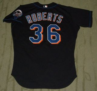 York Mets Grant Roberts Game Worn 2001 Alternate Road Jersey