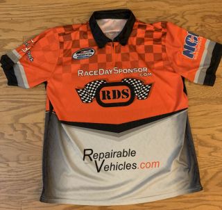 Vhtf 2xl Jeremy Clements Racing Repairable Vehicles / Rds Nascar Pit Crew Shirt