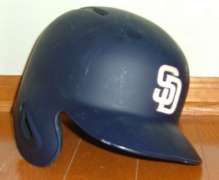 Cal Quantrill San Diego Padres 2019 Game Worn Batting Helmet Photo Matched