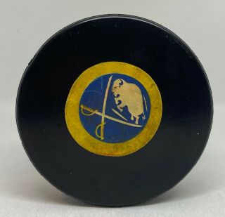 Vintage Buffalo Sabres Game Model Hockey Puck