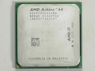 Amd Athlon 64 3200 Ada3200daa4bw 2.  0ghz Cpu Socket 939 Vintage Cpu