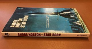 EXCLNT Star Born by Andre Norton Ace Book SCI FI w/ Vintage KENT Cigarette ad 2