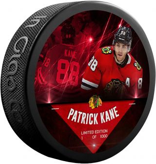 Patrick Kane Chicago Blackhawks Fanatics Exclusive Player Hockey Puck - Le 1000